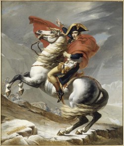 Bonaparte, Premier consul, franchissant le Grand Saint-Bernard, 20 mai 1800 par J. L. David