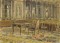 La Galerie des Glaces de Versailles préparée pour la cérémonie de la signature du Traité de Paix de Versailles, 28 juin 1919 par M. Meunier