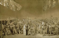 The Tennis Court Oath in Versailles on June 20th 1789 by J. L. David 