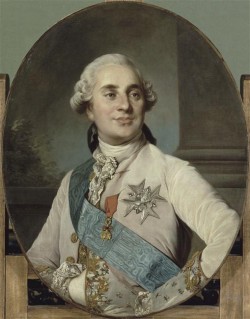 Louis XVI, roi de France et de Navarre (1754-1793) représenté en 1778 par J. S. Duplessis