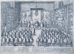 Fr. Hogenberg, Abdication of Charles the Fifth, 16th century