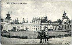Le palais de Wilanow en 1918, lors de l'indépendance de la Pologne